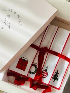 Conjunto Natalício (4 guardanapos)