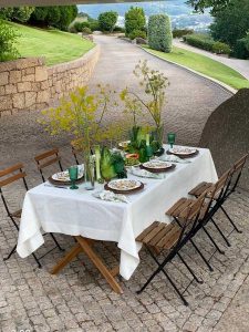Toalha de Mesa Intemporal White Linen