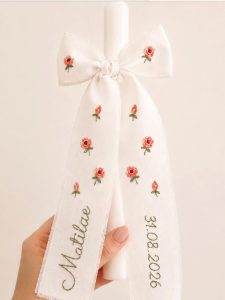 Fita com Bordado e Nome Personalizado